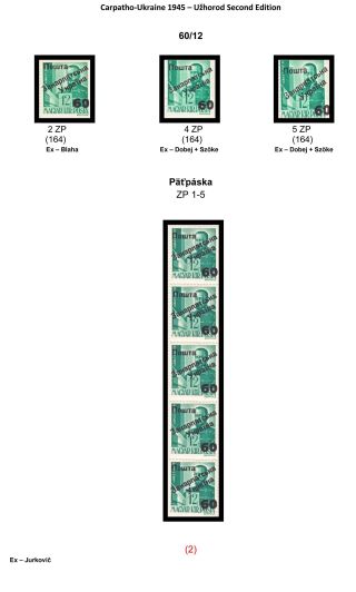 CARPATHO-UKRAINE 1945 – sheet 37