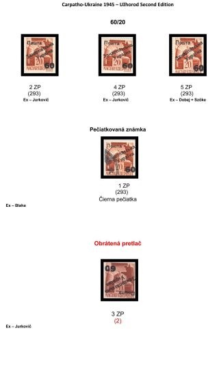 CARPATHO-UKRAINE 1945 – sheet 42