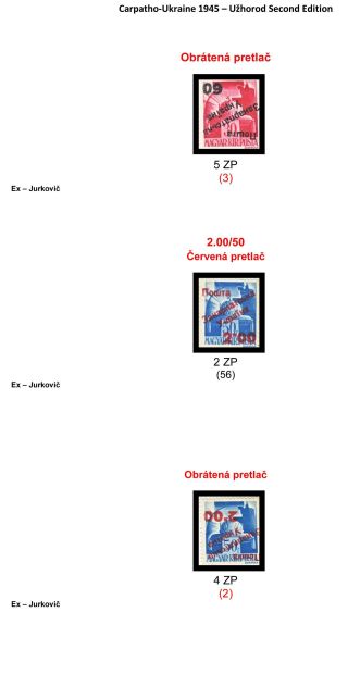 CARPATHO-UKRAINE 1945 – sheet 44
