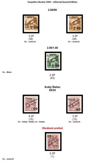 CARPATHO-UKRAINE 1945 – sheet 46