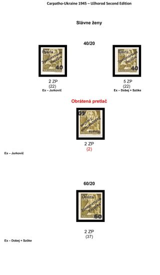 CARPATHO-UKRAINE 1945 – sheet 50