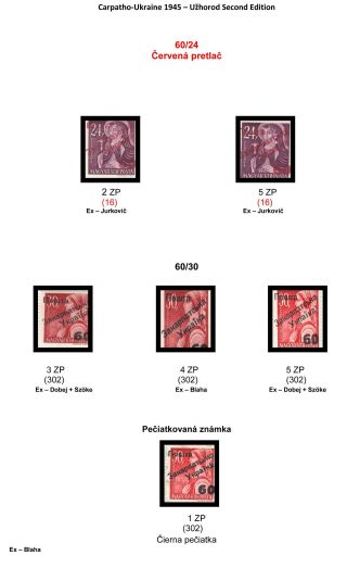 CARPATHO-UKRAINE 1945 – sheet 52