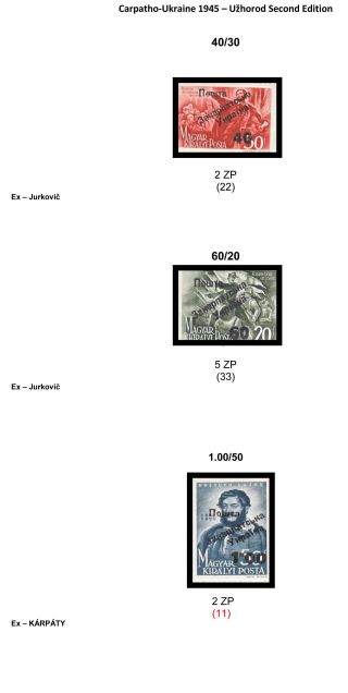 CARPATHO-UKRAINE 1945 – sheet 66