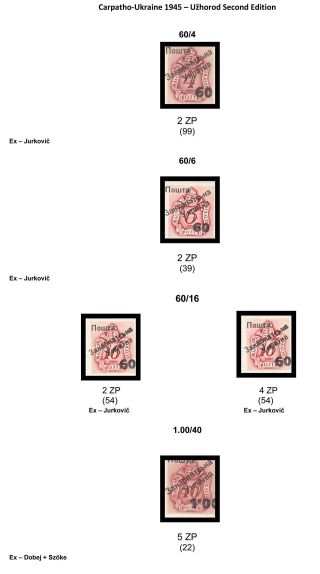 CARPATHO-UKRAINE 1945 – sheet 73