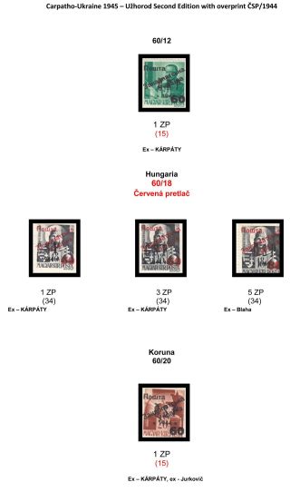 CARPATHO-UKRAINE 1945 – sheet 80