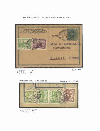 PERFINS ON HRADCANY STAMP ISSUE – sheet 12