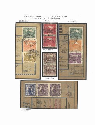 PERFINS ON HRADCANY STAMP ISSUE – sheet 15