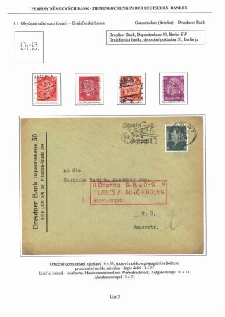 PERFINS OF GERMAN BANKS – sheet 3