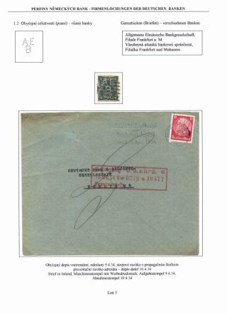 PERFINS OF GERMAN BANKS – sheet 5