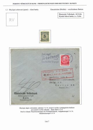 PERFINS OF GERMAN BANKS – sheet 7