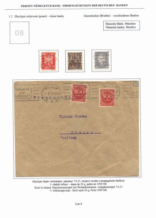 PERFINS OF GERMAN BANKS – sheet 8