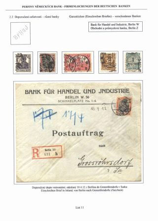 PERFINS OF GERMAN BANKS – sheet 11