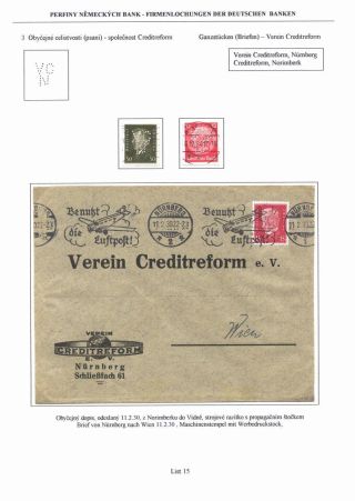 PERFINS OF GERMAN BANKS – sheet 15