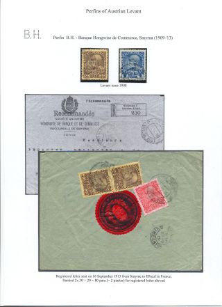 FIRMENLOCHUNGEN AUS ÖSTERREICHISCHE LEVANTE – Blatt 3
