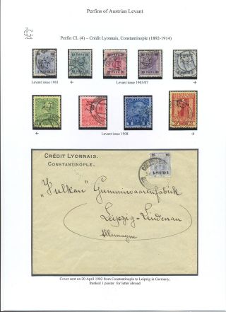 FIRMENLOCHUNGEN AUS ÖSTERREICHISCHE LEVANTE – Blatt 5