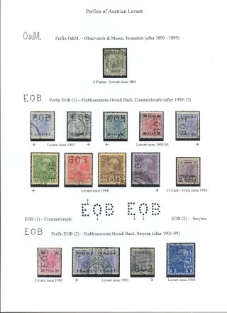 FIRMENLOCHUNGEN AUS ÖSTERREICHISCHE LEVANTE – Blatt 6