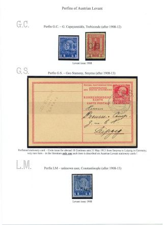 FIRMENLOCHUNGEN AUS ÖSTERREICHISCHE LEVANTE – Blatt 8