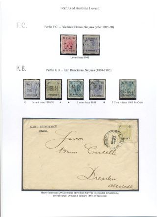 FIRMENLOCHUNGEN AUS ÖSTERREICHISCHE LEVANTE – Blatt 10