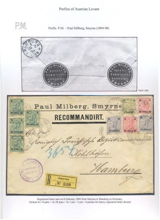 FIRMENLOCHUNGEN AUS ÖSTERREICHISCHE LEVANTE – Blatt 12
