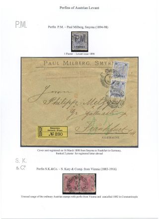 FIRMENLOCHUNGEN AUS ÖSTERREICHISCHE LEVANTE – Blatt 13
