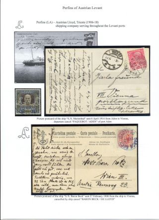 FIRMENLOCHUNGEN AUS ÖSTERREICHISCHE LEVANTE – Blatt 16