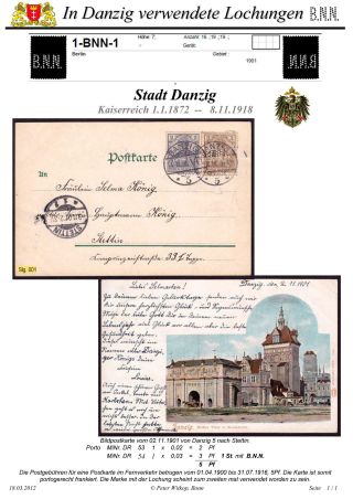 OBÁLKY A DOPISNICE S PERFINY POUŽITÉ V GDAŇSKU (DANZIG) – list 10