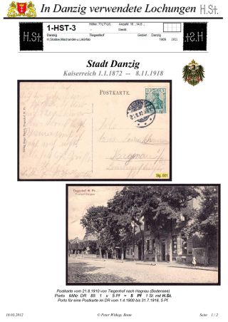 OBÁLKY A DOPISNICE S PERFINY POUŽITÉ V GDAŇSKU (DANZIG) – list 32