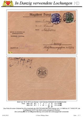 OBÁLKY A DOPISNICE S PERFINY POUŽITÉ V GDAŇSKU (DANZIG) – list 44