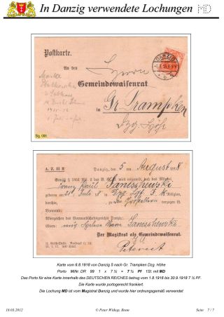 OBÁLKY A DOPISNICE S PERFINY POUŽITÉ V GDAŇSKU (DANZIG) – list 48
