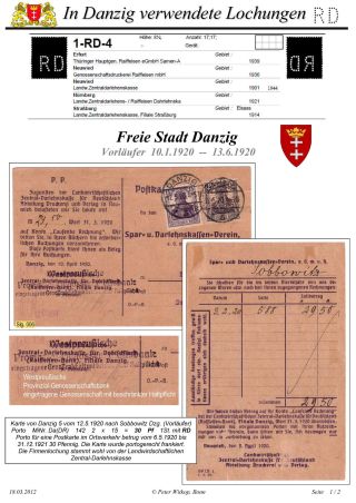 OBÁLKY A DOPISNICE S PERFINY POUŽITÉ V GDAŇSKU (DANZIG) – list 53
