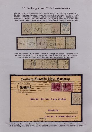 LOCHUNGEN - STIEFKINDER DER PHILATELIE – Blatt 18