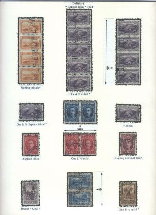 BULGARISCHE FIRMENLOCHUNGEN: BULGARISCHE NATIONALBANK 1901-1952 – Blatt 24