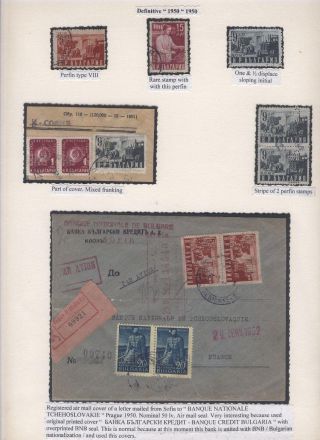 BULGARISCHE FIRMENLOCHUNGEN: BULGARISCHE NATIONALBANK 1901-1952 – Blatt 70