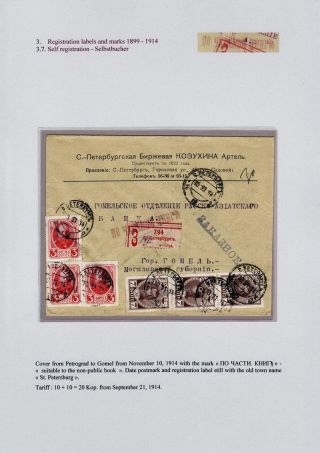 REGISTRATION IN CZARISTIC RUSSIA – sheet 54