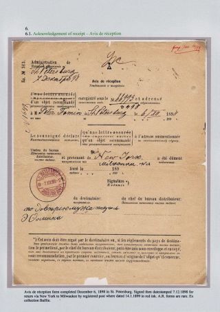 REGISTRATION IN CZARISTIC RUSSIA – sheet 115
