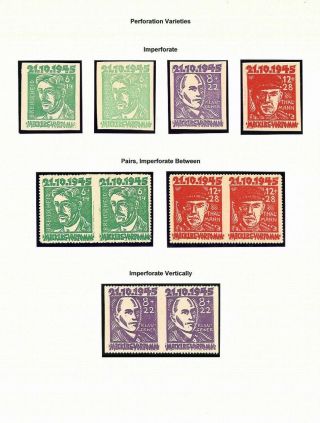 THE 1945 ANTI-FASCIST ISSUE OF MECKLENBURG-VORPOMMERN – sheet 8