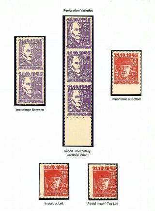 THE 1945 ANTI-FASCIST ISSUE OF MECKLENBURG-VORPOMMERN – sheet 9