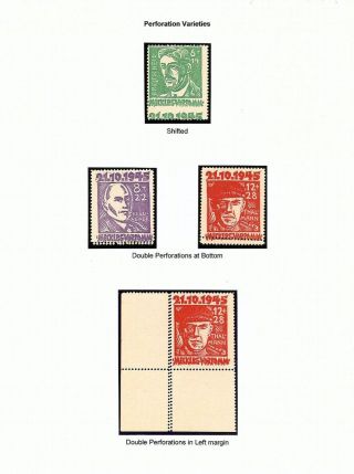 THE 1945 ANTI-FASCIST ISSUE OF MECKLENBURG-VORPOMMERN – sheet 10