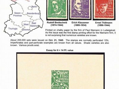 THE 1945 ANTI-FASCIST ISSUE OF MECKLENBURG-VORPOMMERN