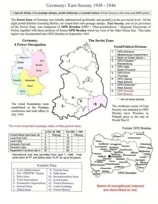 GERMANY: EAST SAXONY 1945-1946 – sheet 1