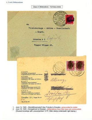 GERMANY: EAST SAXONY 1945-1946 – sheet 4