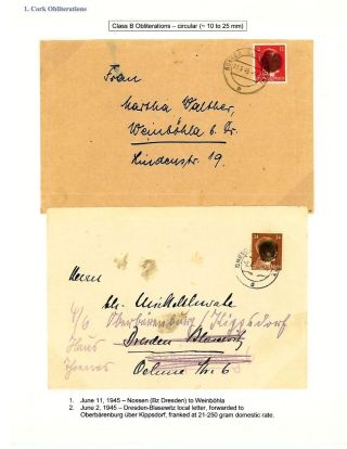 GERMANY: EAST SAXONY 1945-1946 – sheet 5
