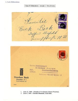 GERMANY: EAST SAXONY 1945-1946 – sheet 6