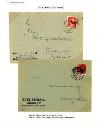 GERMANY: EAST SAXONY 1945-1946 – sheet 11