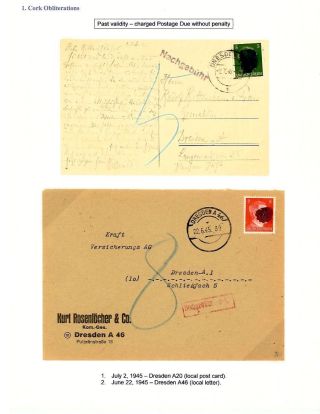 GERMANY: EAST SAXONY 1945-1946 – sheet 12