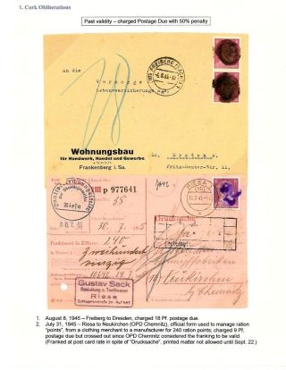GERMANY: EAST SAXONY 1945-1946 – sheet 13