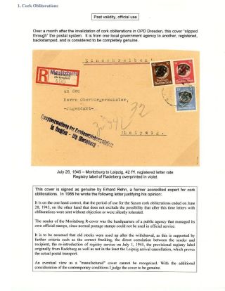 GERMANY: EAST SAXONY 1945-1946 – sheet 14