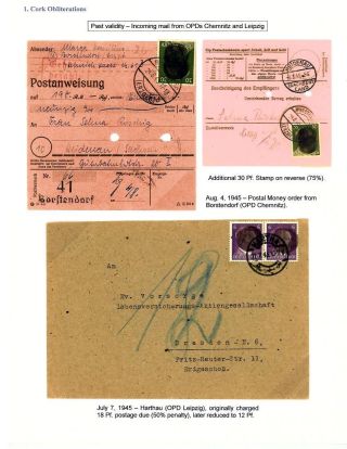 GERMANY: EAST SAXONY 1945-1946 – sheet 15