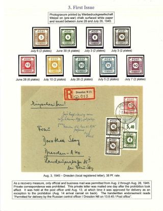 GERMANY: EAST SAXONY 1945-1946 – sheet 20