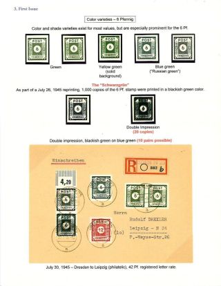 GERMANY: EAST SAXONY 1945-1946 – sheet 21